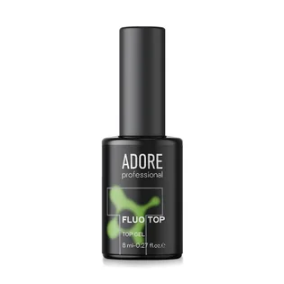 Топ для нігтів флуоресцентний без липкого шару Adore Professional Fluo Top, UV-фільтр, 8 мл