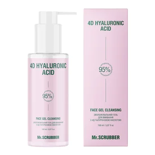 Зволожуючий гель для вмивання Mr.Scrubber 4D Hyaluronic Acid, з 4D гіалуроновою кислотою, 150 мл