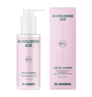 Зволожуючий гель для вмивання Mr.Scrubber 4D Hyaluronic Acid, з 4D гіалуроновою кислотою, 150 мл