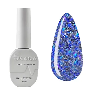Світловідбиваючий гель-лак SAGA Professional Fiery Gel #18, 10 мл