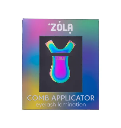 Lash Lamination Comb-Applicator ZOLA, metal, rainbow