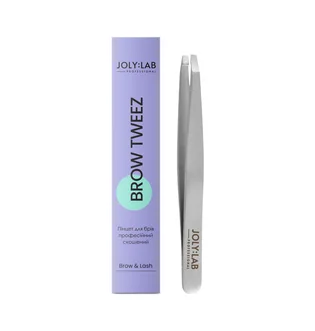 Angled Eyebrow Tweezers JolyLab, 92 mm