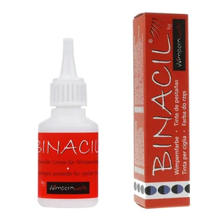 Набір для фарбування брів Binacil Blue-Black + окислювач 3%