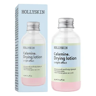 Засіб від прищів та почервоніння HollySkin Calamine Drying Lotion, 15 мл