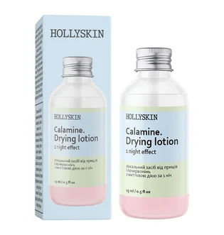 Balsam wysuszający do twarzy HollySkin Calamine, 15 ml
