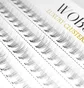 Накладні пучкові вії WoBs Crease Cross 10D, товщина 0.07, довжина 10 мм, 100 шт