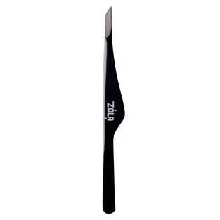 Angled Brow Tweezers ZOLA Premium, Black