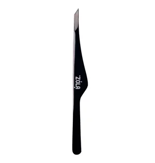 Skośna pęseta do brwi ZOLA premium, Black