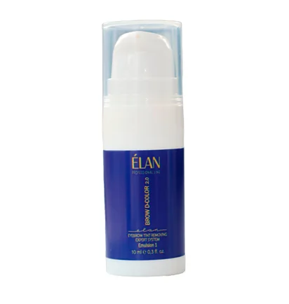Засіб для видалення фарби з брів Elan Brow D-Color 2.0, Емульсія 1, 10 мл