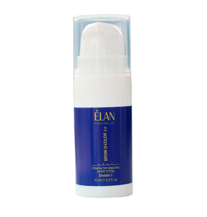 Засіб для видалення фарби з брів Elan Brow D-Color 2.0, Емульсія 1, 10 мл