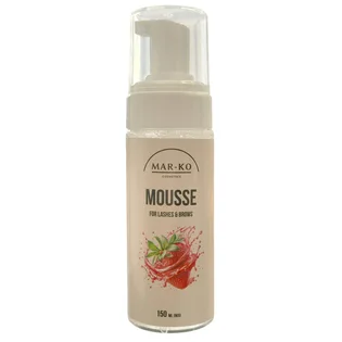 Мус-шампунь для брів та вій Mar-Ko Strawberry Mousse, 150 мл