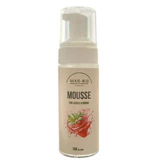 Мус-шампунь для брів та вій Mar-Ko Strawberry Mousse, 150 мл