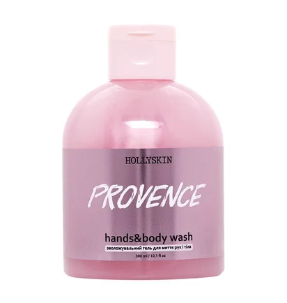 Зволожуючий гель для миття рук та тіла HollySkin Provence, 300 мл