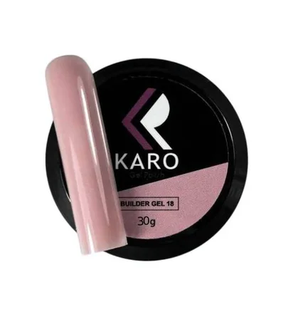 Моделюючий гель для нігтів Karo Builder Gel #018, 30 мл