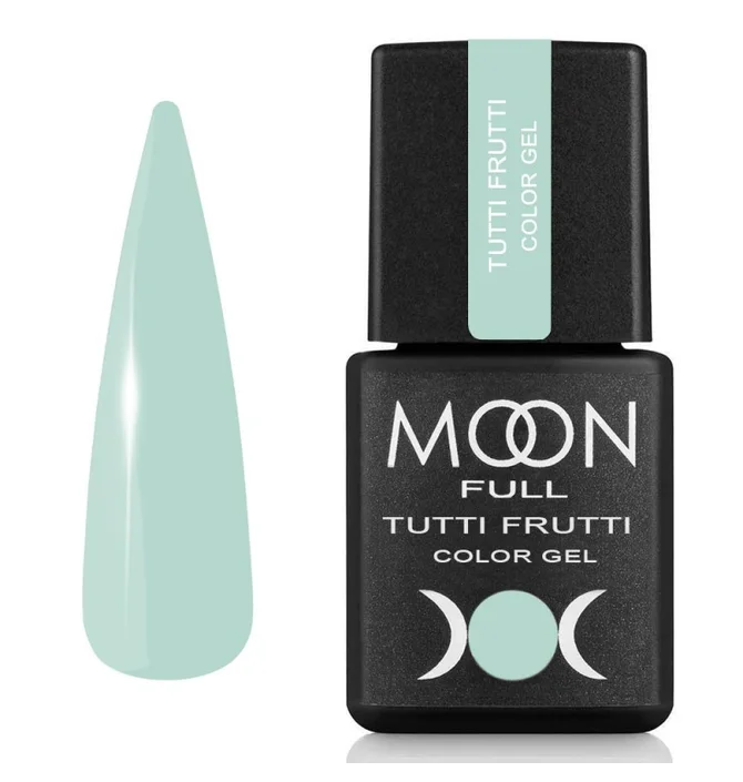 Lakier hybrydowy Moon Full Tutti Frutti Color #936, jasnomiętowy, 8 ml