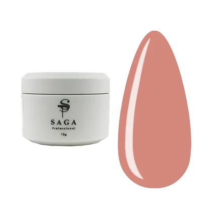 Żel do przedłużania paznokci SAGA Builder Veil #12, 15 ml