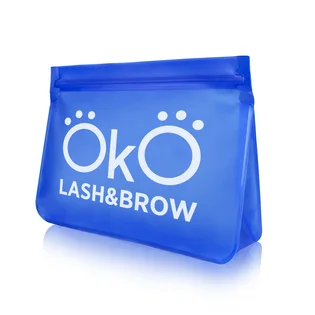 Косметичка OKO Lash&Brow, блакитна