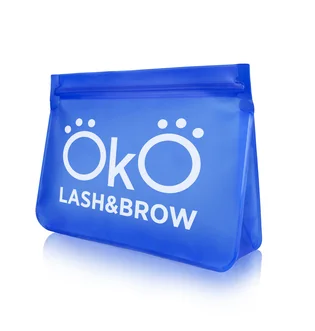 Косметичка OKO Lash&Brow, блакитна