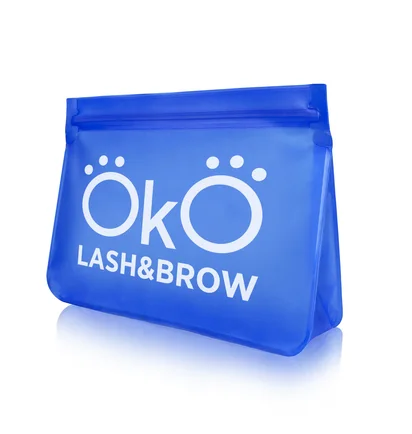 Косметичка OKO Lash&Brow, блакитна