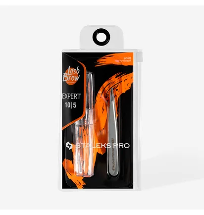 Точковий пінцет для брів Staleks Expert 10 Type 5