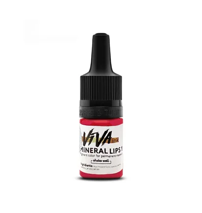 Пигмент для татуажа губ Viva Mineral 1/M, Peony Red, 6 мл