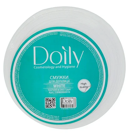 Depilation strips Doily, in roll, white, 0.07×50 m