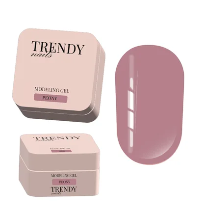 Modeling Gel Trendy Nails, Peony, 30 ml