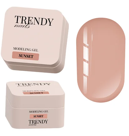 Моделюючий гель Trendy Nails Modeling Gel, Sunset, HEMA/TPO free, 30 мл