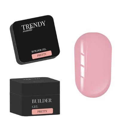 Żel do przedłużania Trendy Nails, Pretty, HEMA/TPO free, 30 ml