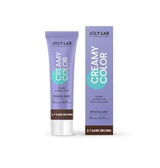 Farba do brwi i rzęs JolyLab Dark Brown 3.7, 15 ml