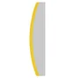 Adhesive Replacement Nail Files AS Pilochki Banan-S White, 150 grit, 2 mm, 25 pcs