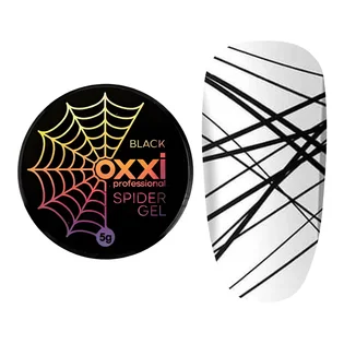 Гель-фарба Oxxi Spider Gel, чорна, 5 мл