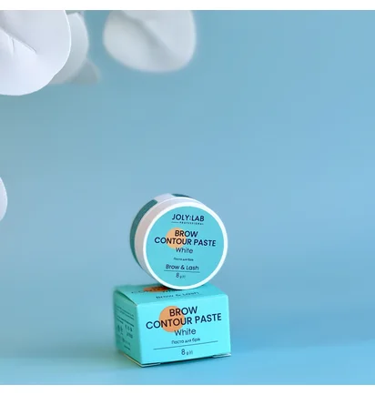 Паста для фиксации эскиза бровей JolyLab White, 8 г