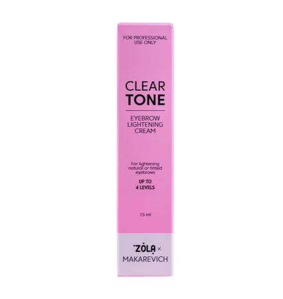 Krem do rozjaśniania brwi ZOLA x Makarevich Clear Tone, 15 ml