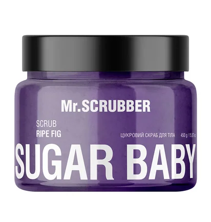 Cukrowy peeling do ciała Mr.Scrubber Sugar Baby, Ripe Fig, 450 g