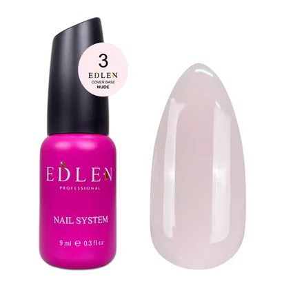 Camouflage nail base Edlen Nude #03, 9 ml