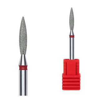 Diamond Drill Bit Kraken Nails, flame, with red notch, 2.0×8.7 mm
