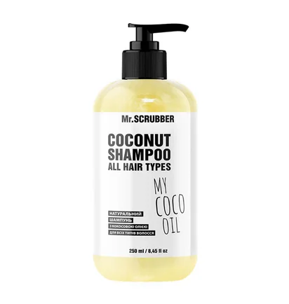 Натуральний шампунь Mr.Scrubber My Coco Oil, з кокосовим маслом, 250 мл