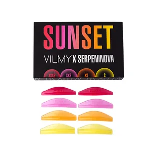 Набір валиків для ламінування вій Vilmy x Serpeninova, Sunset, 4 пари