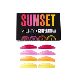 Zestaw wałków do laminacji rzęs Vilmy x Serpeninova, Sunset, 4 pary