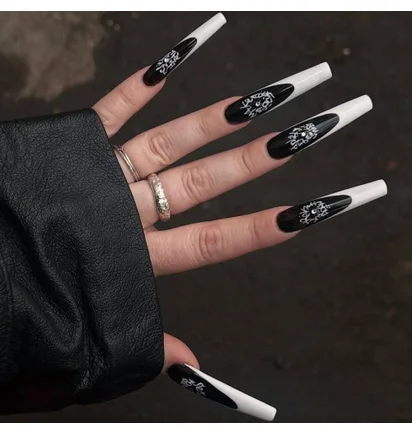 Набір типс для нарощування нігтів Adore Professional SPLETNIца XXL Gel Tips Coffin, 240 шт