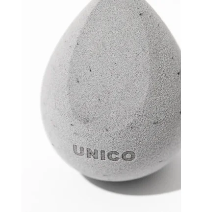 Еко-спонж для макіяжу Unico Eco Sponge Soft, з кокосовою пудрою, сірий
