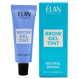 Гель-краска для бровей ELAN, Neutral Brown, 20 мл