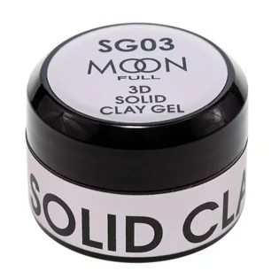 Гель пластилін Moon Full для дизайну нігтів 3d Solid Clay Gel SG #03, 5 мл