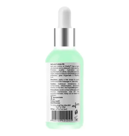 Olejek do paznokci i skórek Shelly, z ekstraktem z marokańskiej mięty i olejkiem z drzewa herbacianego, 30 ml