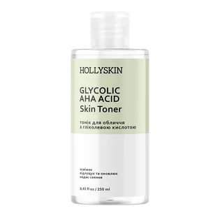 Tonik do twarzy HollySkin Glycolic AHA Acid Skin, 250 ml