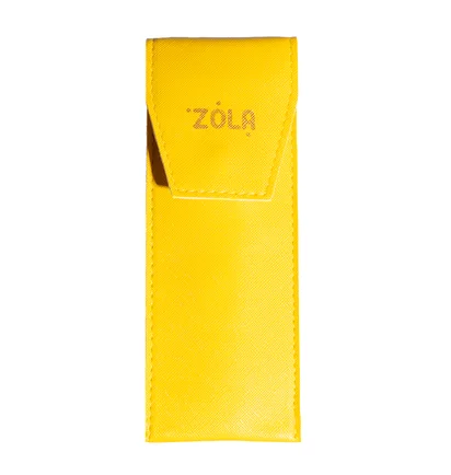 Etui na pędzle ZOLA, żółte