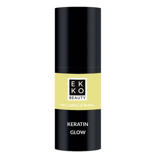 Доглядовий кератиновий засіб для брів та вій Ekko Beauty Keratin Glow, 10 мл