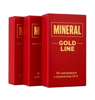 Набір картриджів для татуажу The Mineral Gold Line 35/1 RLLT, 20 шт