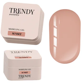 Моделюючий гель Trendy Nails Modeling Gel, Sunset, HEMA/TPO free, 15 мл